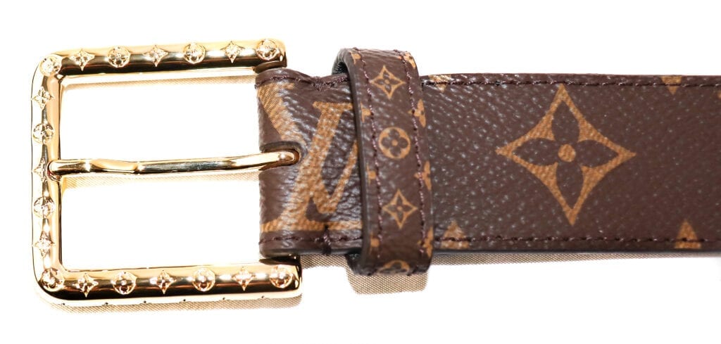 100% AUTHENTIC LOUIS VUITTON DAILY MULTI POCKET BELT SIZE 28, YEAR 2019